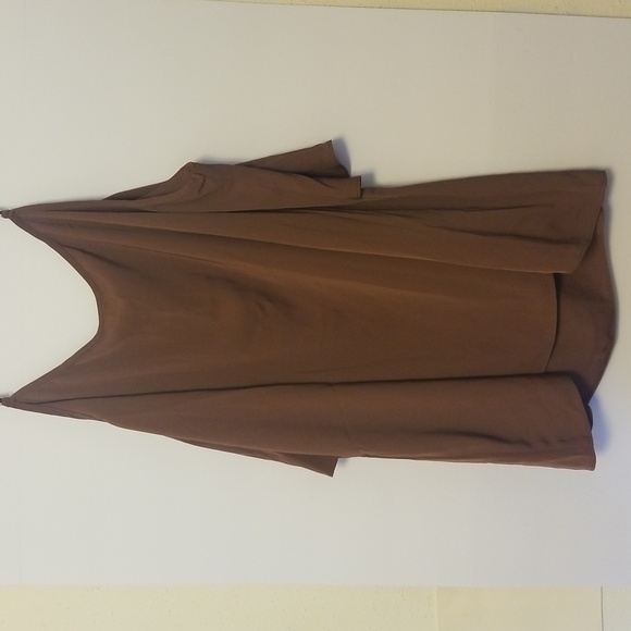 Mauve Sleeveless Cami Sweet Tier Satin Top - Picture 5 of 7